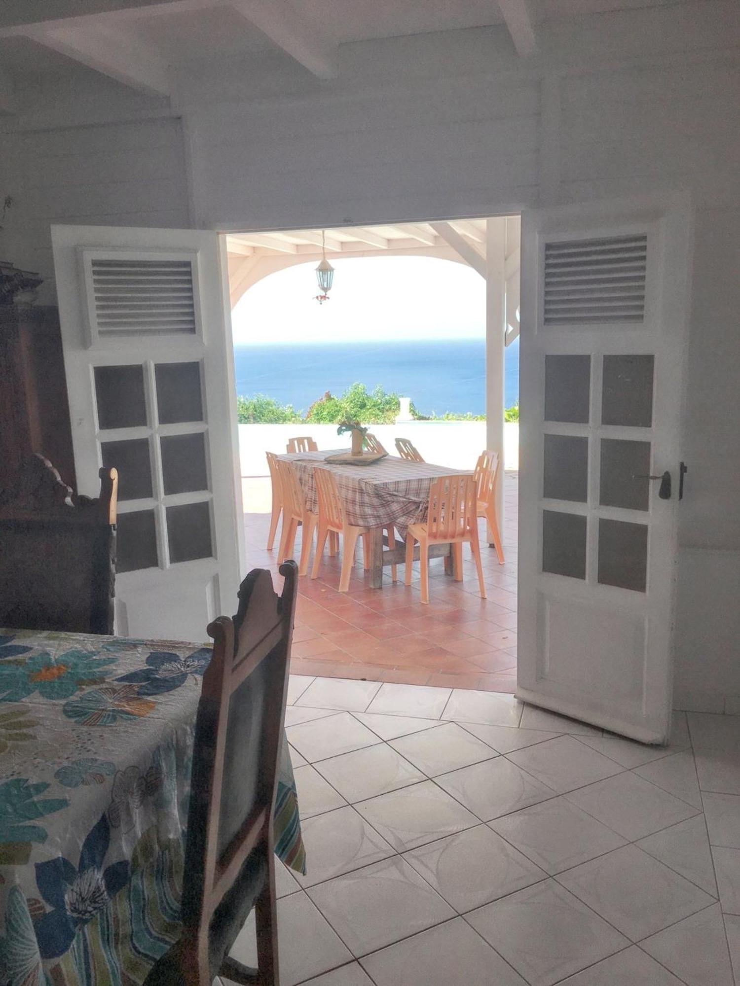 Villa Enchantee Avec Vue Sur Mer Et Piscine Au Carbet Le Carbet Exteriör bild